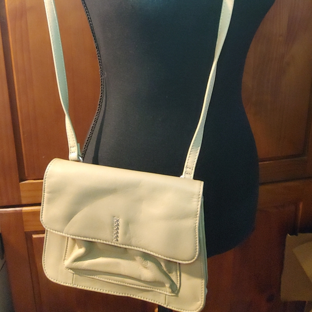 Fossil Crossbody Beige Purse